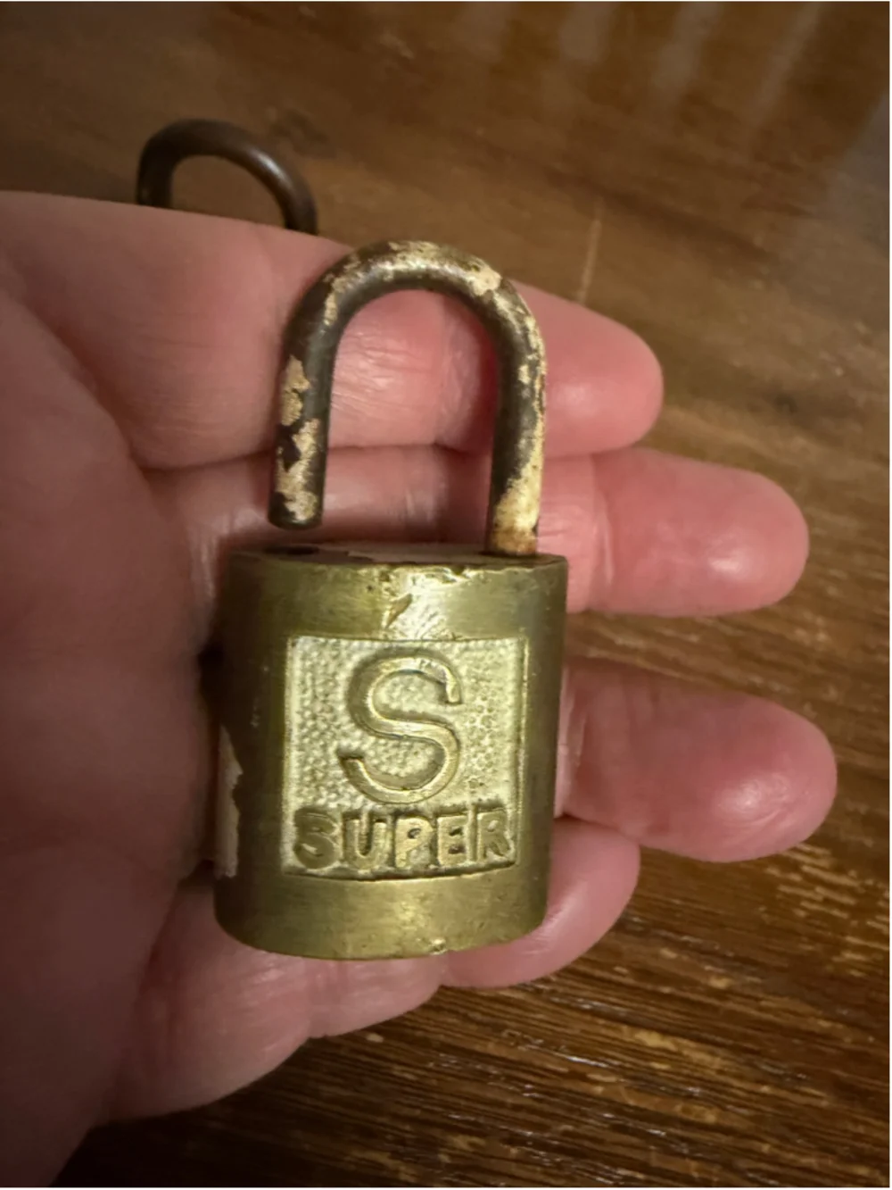 Vintage Padlock Lot Slaymaker Rustless Made in USA S Super Brass Padlock Antique